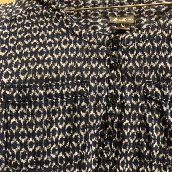 Eddie Bauer Size L 100% Cotton Blouse - Picture 11 of 11